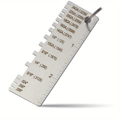 Stainless Steel Thickness Gauge Ruler for Welding Seam Caliper