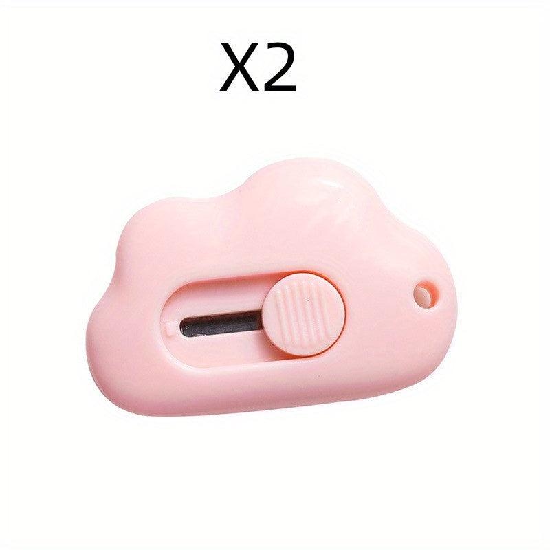 Colorful Mini Retractable Box Cutter 1pc 2pcs 3pcs