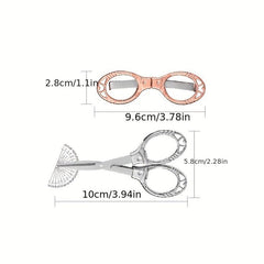 Portable Fishing Scissors Outdoor Folding Scissors Mini Scissors Key Pendant