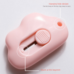 Mini Cloud Girl Heart Shape Utility Can Opener Plastic Stainless Steel Material