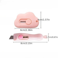 3pcs Mini Utility Knives for DIY Crafting and Stationery