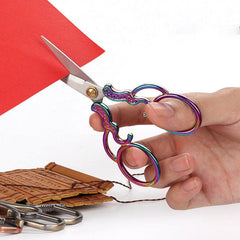 Plum Blossom Scissors Retro Style Chinese Home Office Cross Stitch Scissors