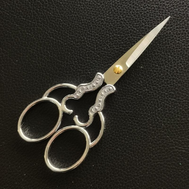 Plum Blossom Scissors Retro Style Chinese Home Office Cross Stitch Scissors