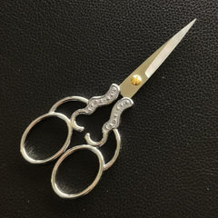 Plum Blossom Scissors Retro Style Chinese Home Office Cross Stitch Scissors