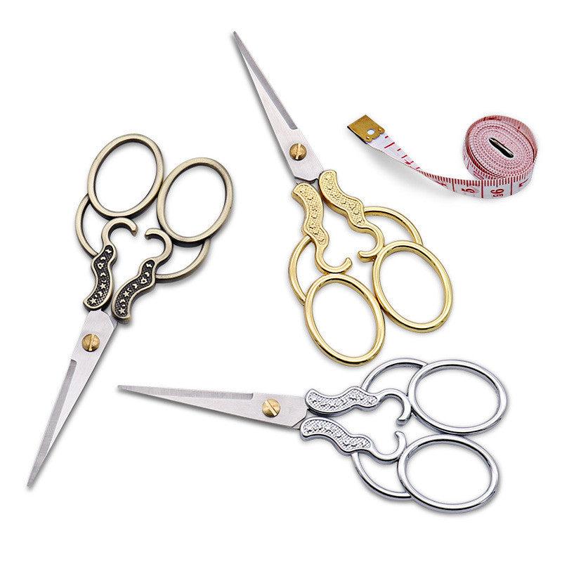 Plum Blossom Scissors Retro Style Chinese Home Office Cross Stitch Scissors