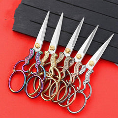 Plum Blossom Scissors Retro Style Chinese Home Office Cross Stitch Scissors