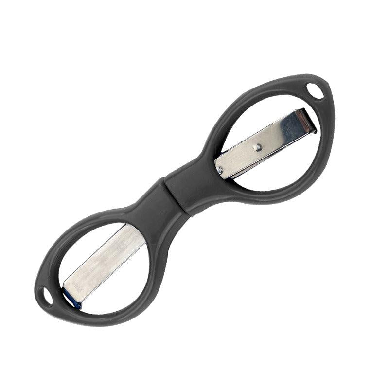Stainless Steel Folding Scissors with Plastic Handle