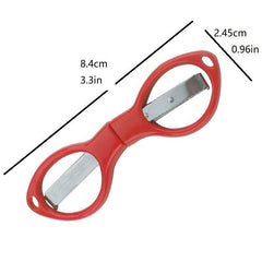 Stainless Steel Folding Scissors with Plastic Handle