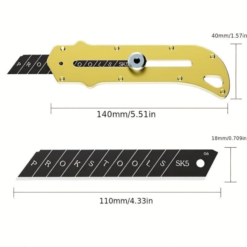 Stainless Steel Heavy Duty Paper Cutting Blade with Full Metal Holder