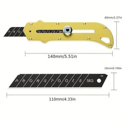 Stainless Steel Heavy Duty Paper Cutting Blade with Full Metal Holder