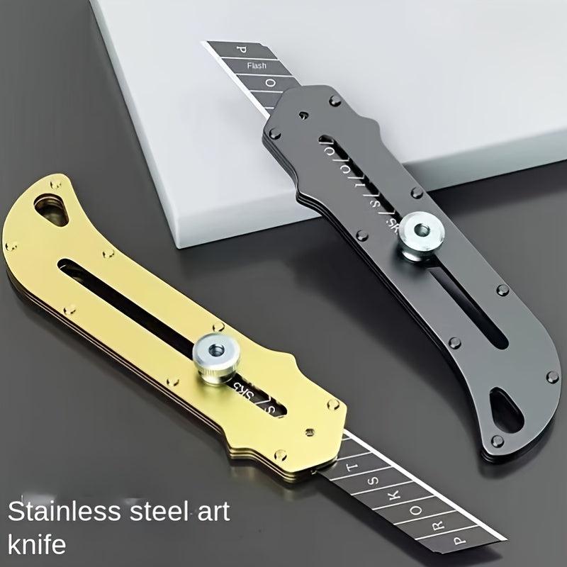 Stainless Steel Heavy Duty Paper Cutting Blade with Full Metal Holder