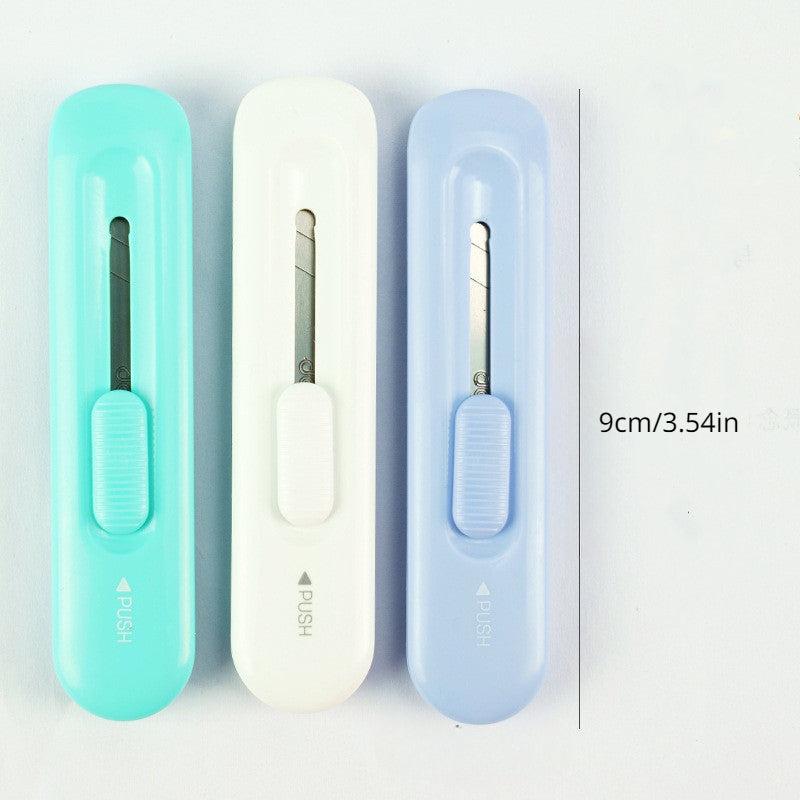 3pcs Portable Small Blade Paper Cutter Mini Manual Paper Cutter