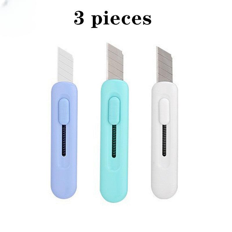 3pcs Portable Small Blade Paper Cutter Mini Manual Paper Cutter