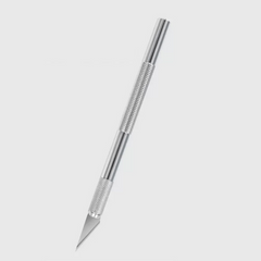 2pcs Aluminum Carving Paper Hand Ledger Pen Stamp Wood Carving Manual Pen