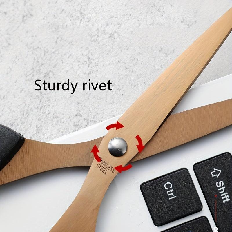 1pc Stainless Steel Utility Scissors for Home Office School Stationery