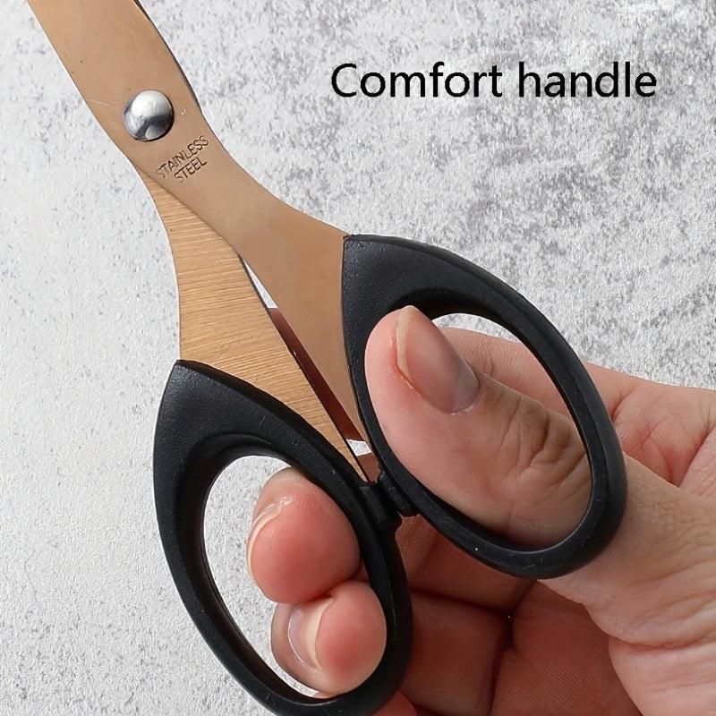 1pc Stainless Steel Utility Scissors for Home Office School Stationery