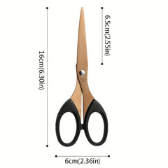 1pc Stainless Steel Utility Scissors for Home Office School Stationery