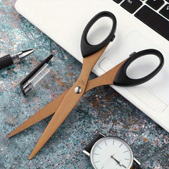 1pc Stainless Steel Utility Scissors for Home Office School Stationery