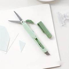 Portable Stainless Steel Utility Scissors Pen Type