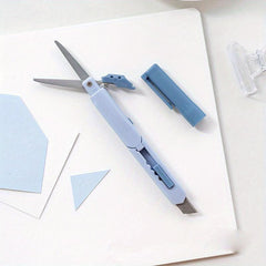 Portable Stainless Steel Utility Scissors Pen Type
