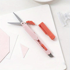 Portable Stainless Steel Utility Scissors Pen Type