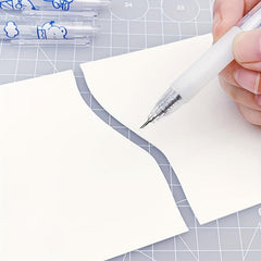 Bear Press Paper Cutter Mini Hand Account Sticker Art Pen 2pcs