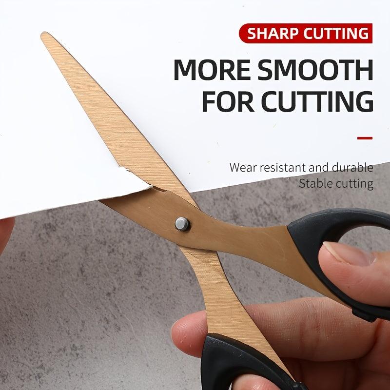 Non Stick Scissors Stainless Steel Paper Cutter Office School Crafts Scissor