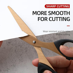 Non Stick Scissors Stainless Steel Paper Cutter Office School Crafts Scissor