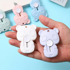 1pc Mini Art Student Paper Cutting Tool Little Bear Small Hand Account Tool