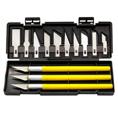 13pcs Art Carving Cutter Set With Box Paper Cutter Metal Blade