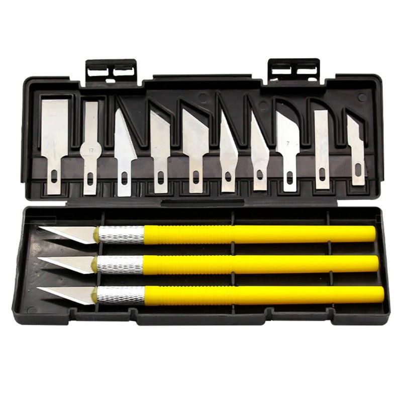 13pcs Art Carving Cutter Set With Box Paper Cutter Metal Blade