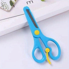 1pc Plastic Safety Scissor Safety Scissors With Blades Plastic Scissors