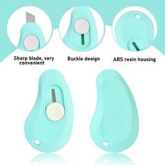 3pcs Mini Utility Box Cutter Portable Pocket Knives for DIY Cutting