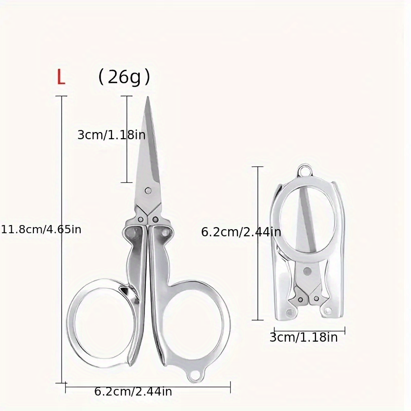 Compact Travel Scissors for Home Office & Travel