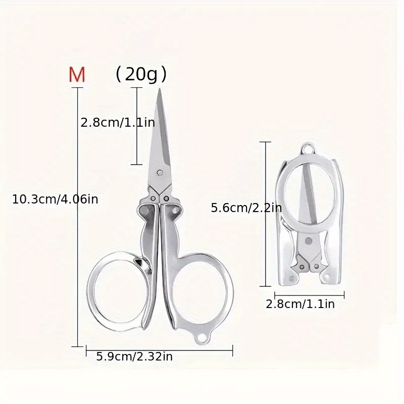 Compact Travel Scissors for Home Office & Travel
