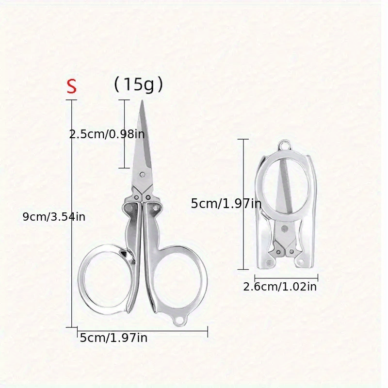 Compact Travel Scissors for Home Office & Travel