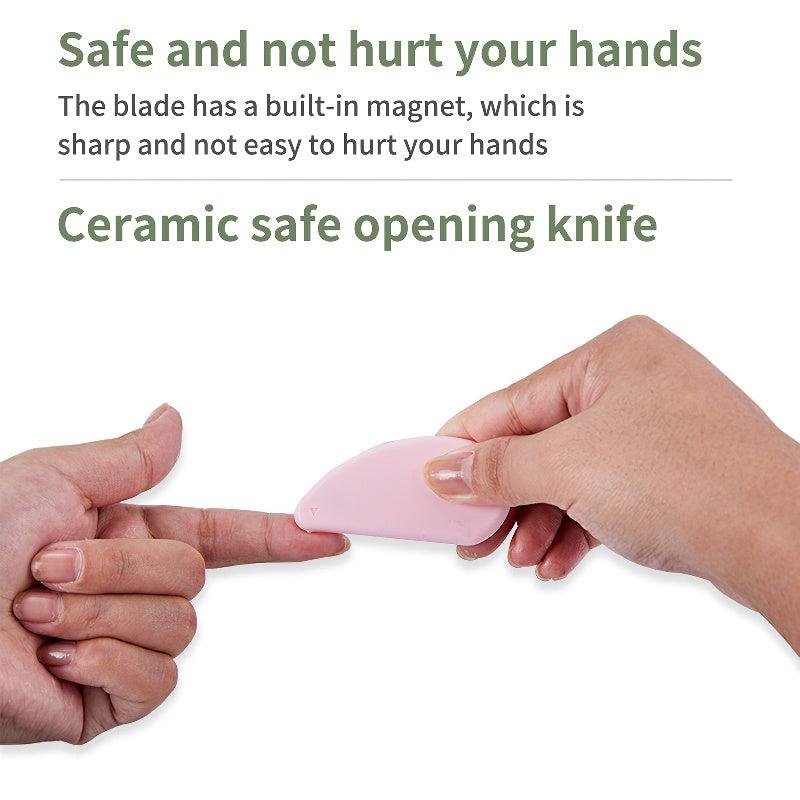 2pc Ceramic Blade Safety Cutter for Paper, Photos, Scrapbooking DIY