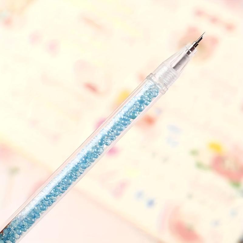 Ins Style Girl Heart Crushed Stone Pen Small Head Pen