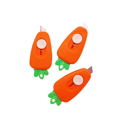 Mini Cartoon Utility Small Portable Carrot Art Paper Cutting