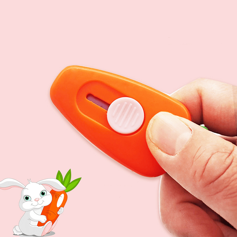 Mini Cartoon Utility Small Portable Carrot Art Paper Cutting