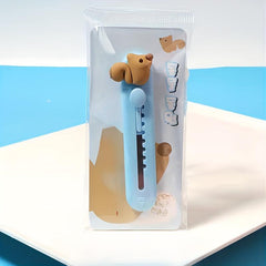 Mini Cartoon Animal Utility Carry On Paper Cutting Box