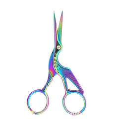 5pcs Golden Plated Crane Scissors Vintage Dragon And Phoenix Scissors