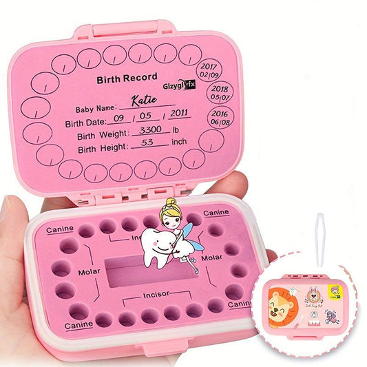 Tooth Fairy Box Kids Keepsake Organizer Gift Baby Teeth Collection