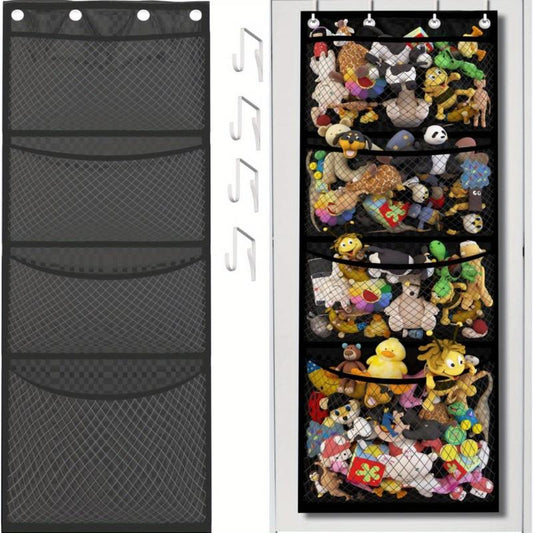 Stuffed Animal Over Door Organizer Plush Toy Storage