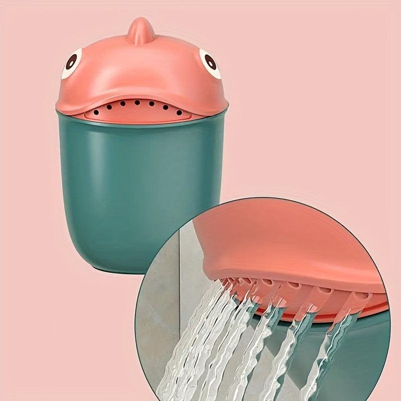 Kids Shark Shampoo Cup Baby Bath Rinser Hair Washing Aid