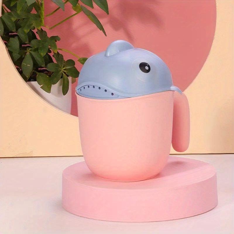 Kids Shark Shampoo Cup Baby Bath Rinser Hair Washing Aid