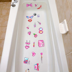 6Pcs Anti Slip Bathtub Stickers Waterproof Frosted Bathtub Stickers