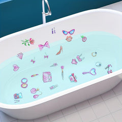 6Pcs Anti Slip Bathtub Stickers Waterproof Frosted Bathtub Stickers