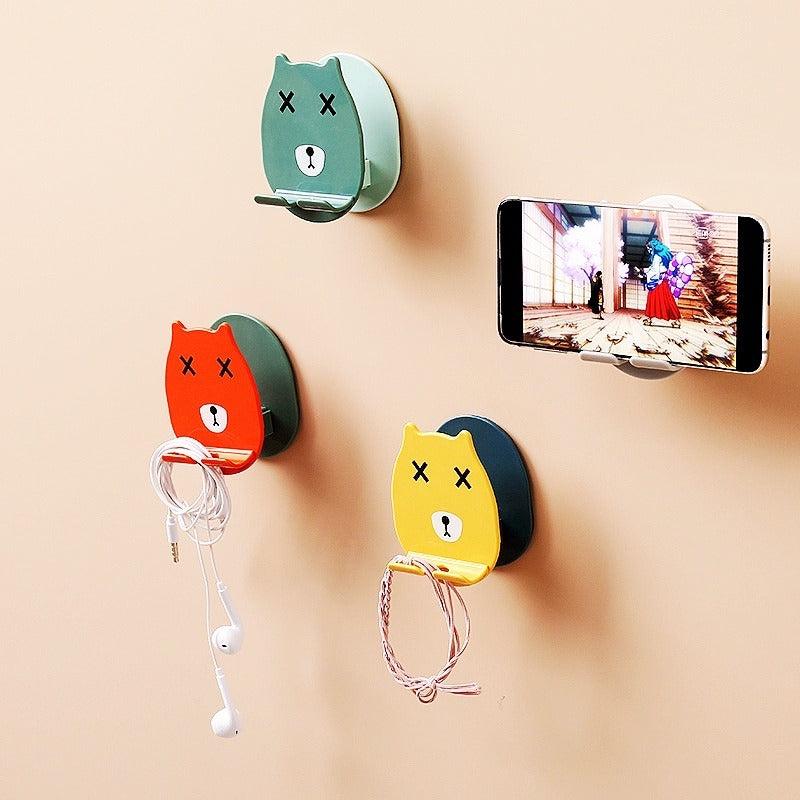 Toothbrush Holder Wall Mounted Organizer Bathroom Storage Rack