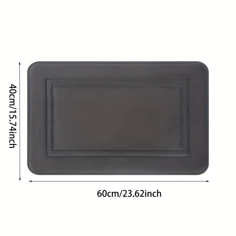 Thick Memory Foam Entry Door Mat for Living Room, Bathroom and Toilet